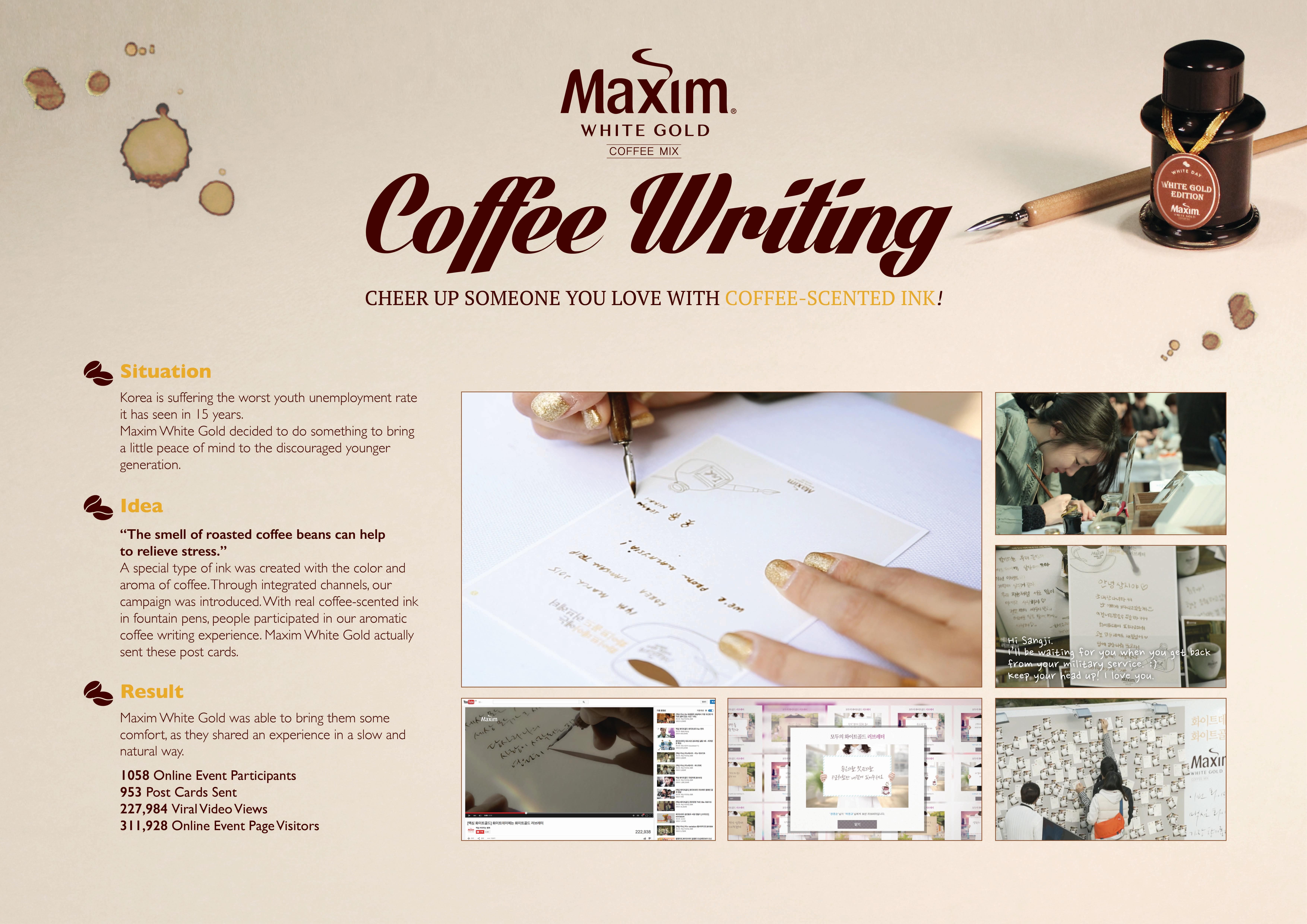 COFFEE WRITING