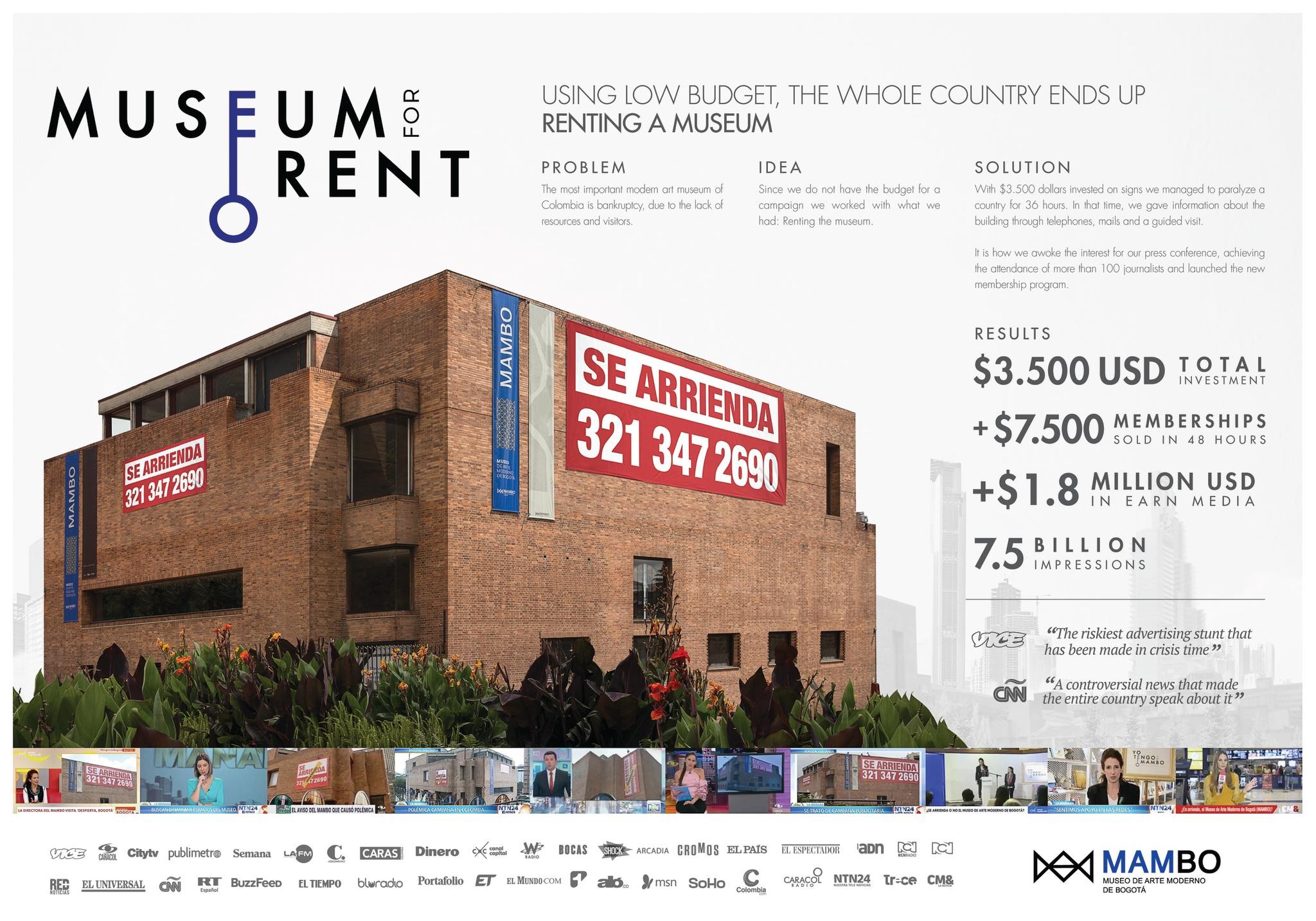 MUSEUM FOR RENT