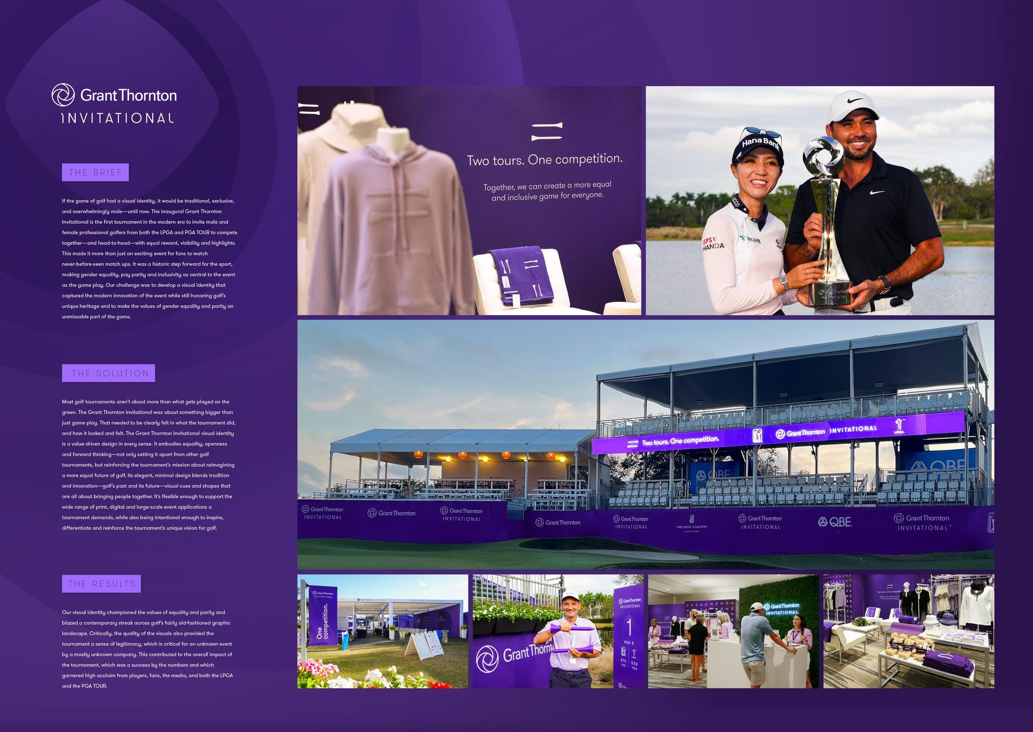 GRANT THORNTON INVITATIONAL VISUAL IDENTITY