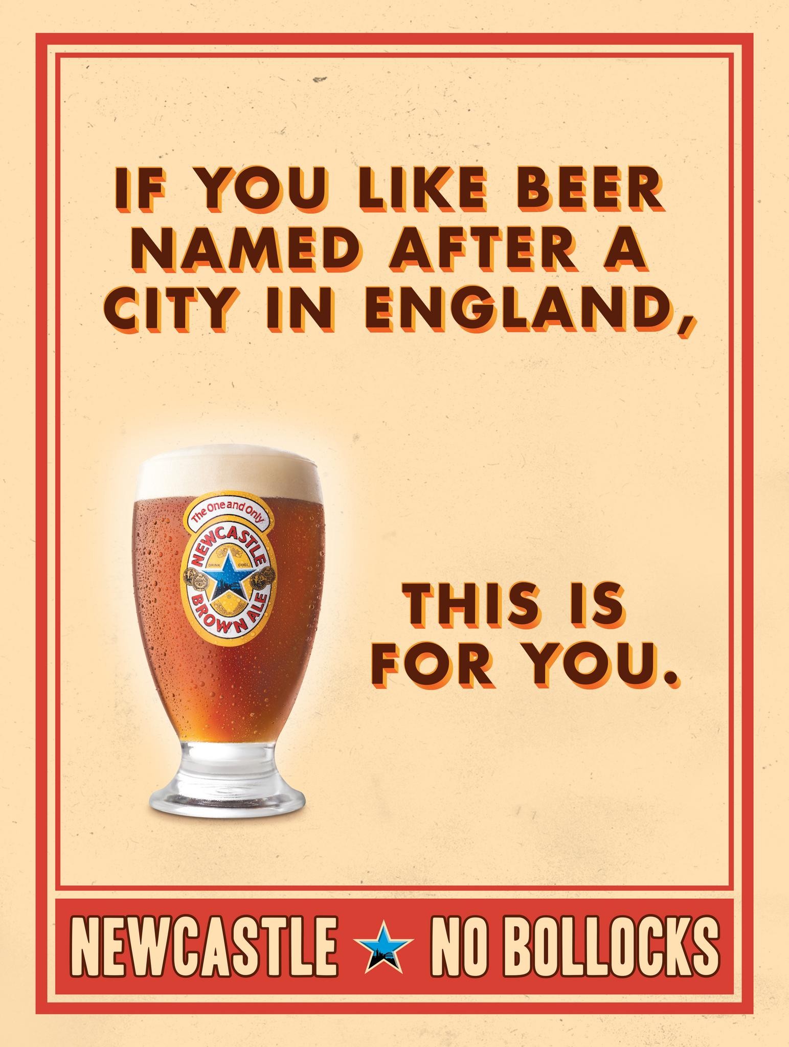 IF YOU LIKE BEER NAMED AFTER A CITY IN ENGLAND, THIS IS FOR YOU.