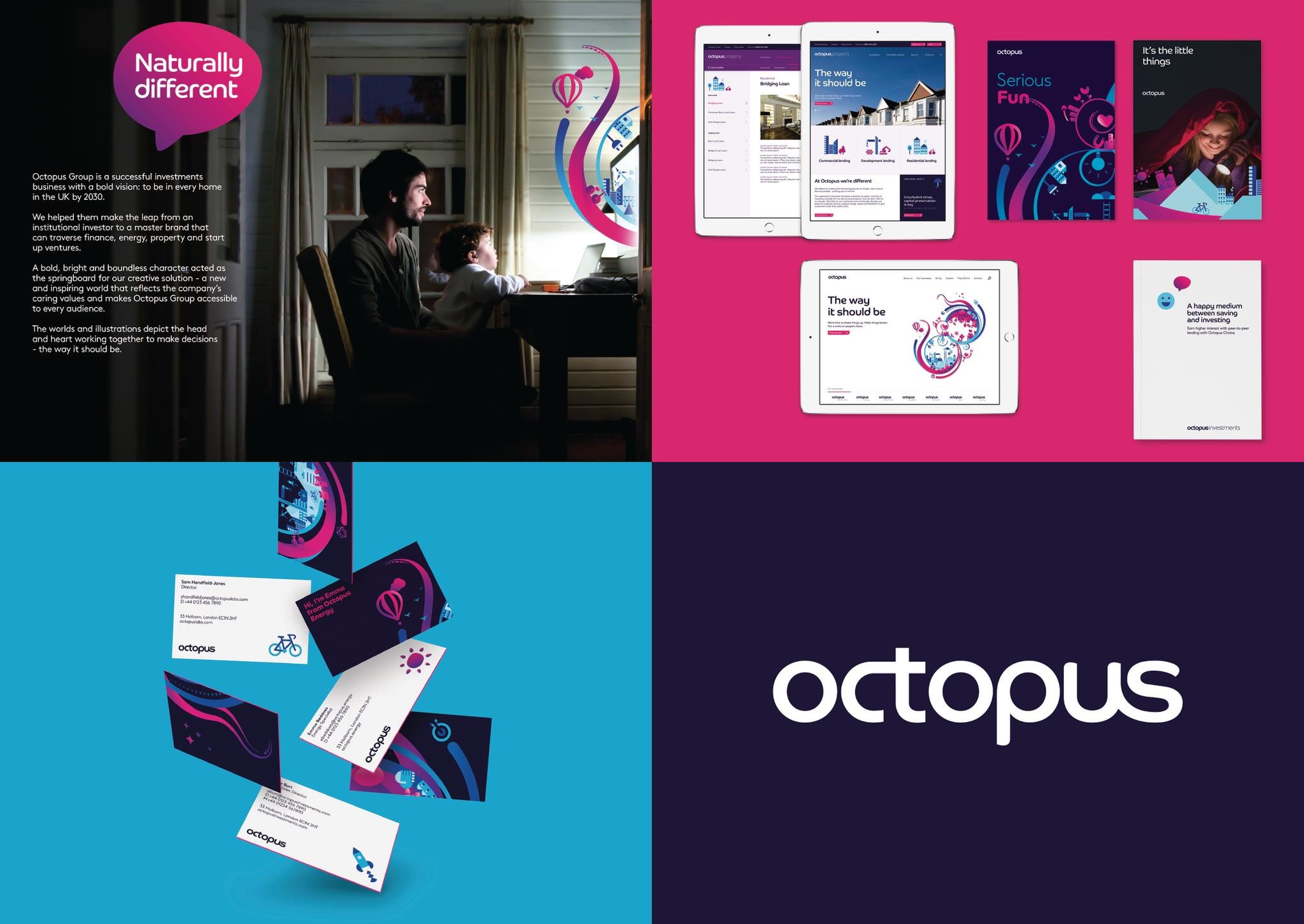A REBRAND FOR THE UK'S BOLDEST INVESTMENT COMPANY | OCTOPUS GROUP