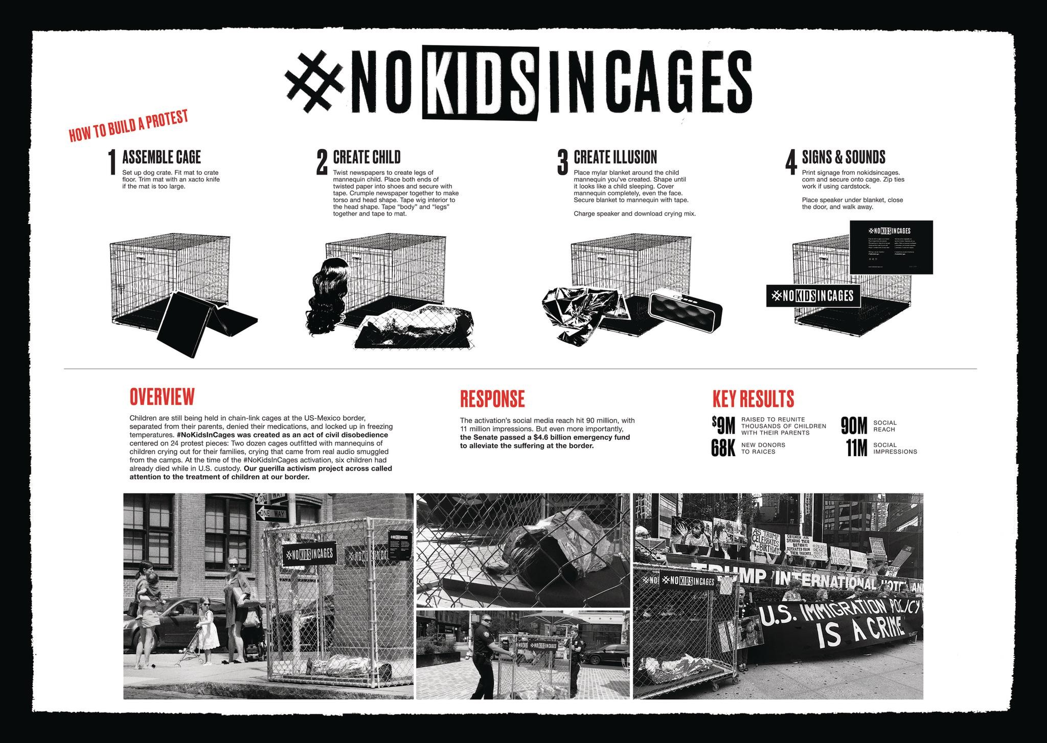 #NOKIDSINCAGES
