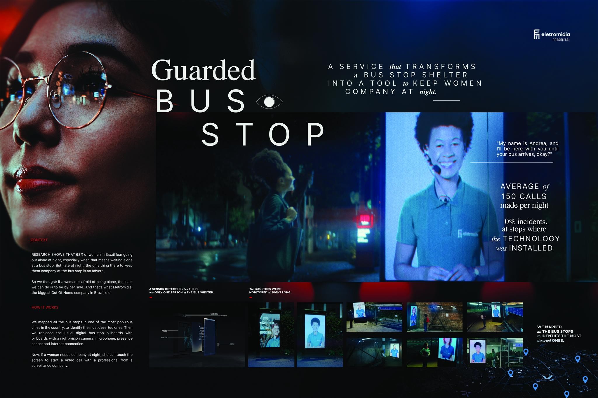 GUARDED BUS STOP