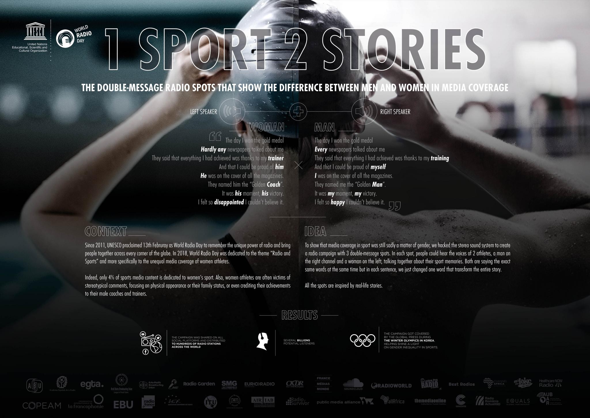 1 sport 2 stories - Like a man
