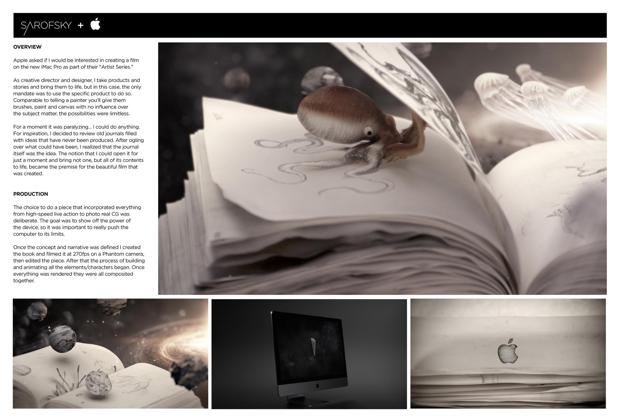 Sarofsky's Artist Series for Apple's iMac Pro