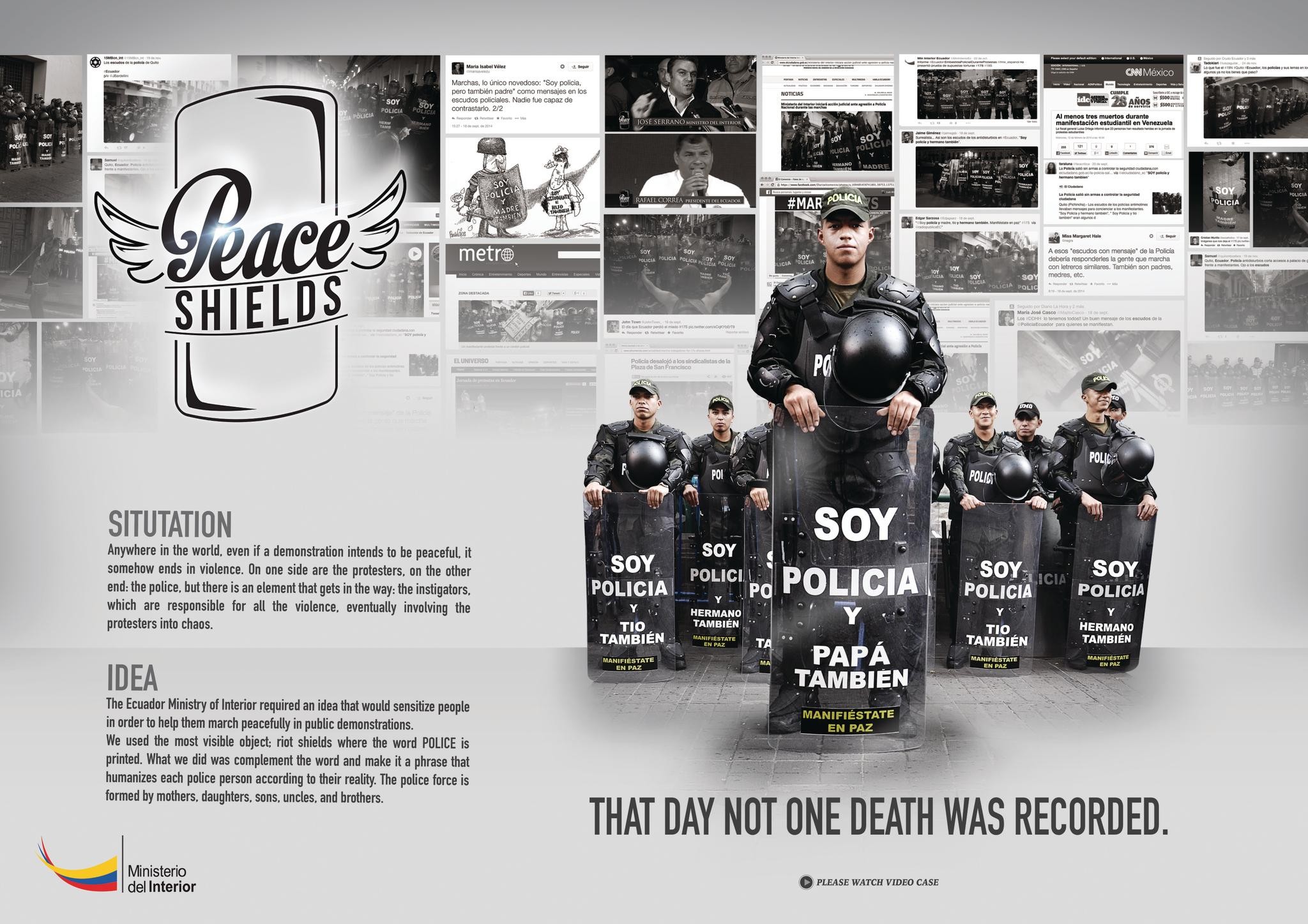 PEACE SHIELDS | Campaign | THE WORK