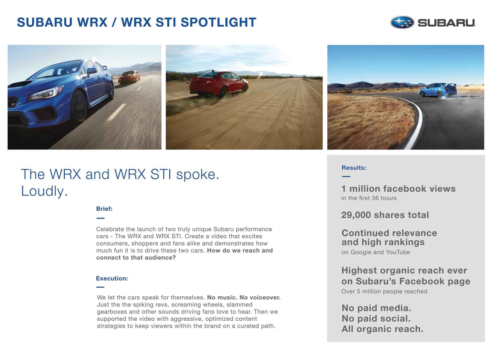 Subaru WRX / WRX STI Spotlight