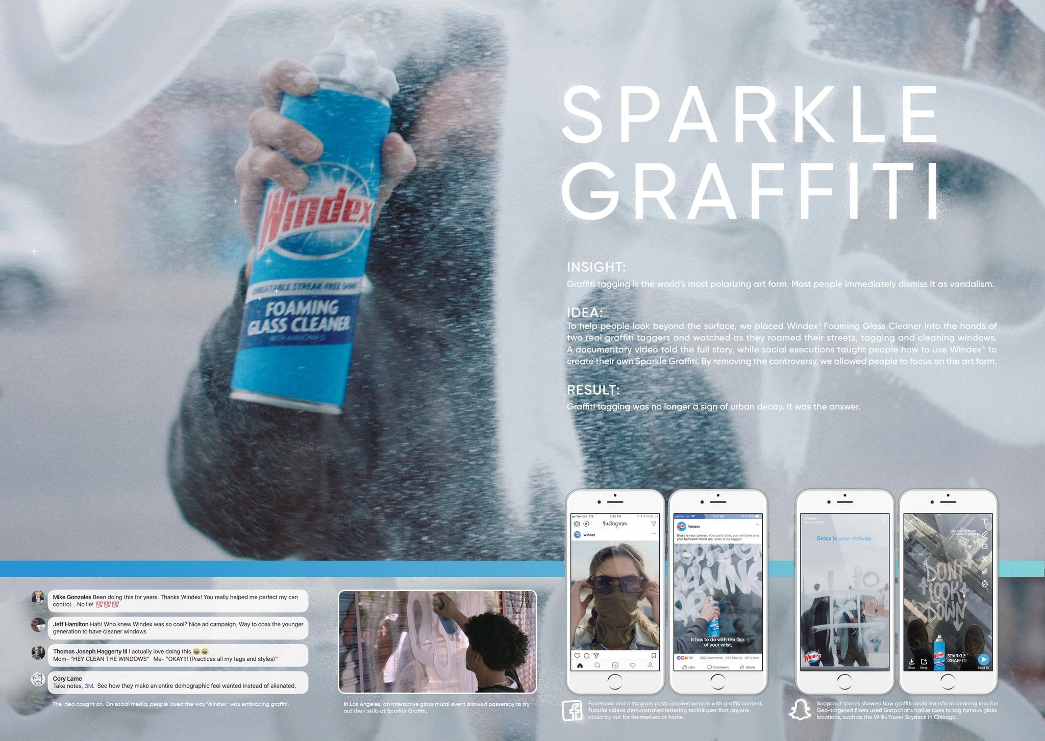 Windex® "Sparkle Graffiti"