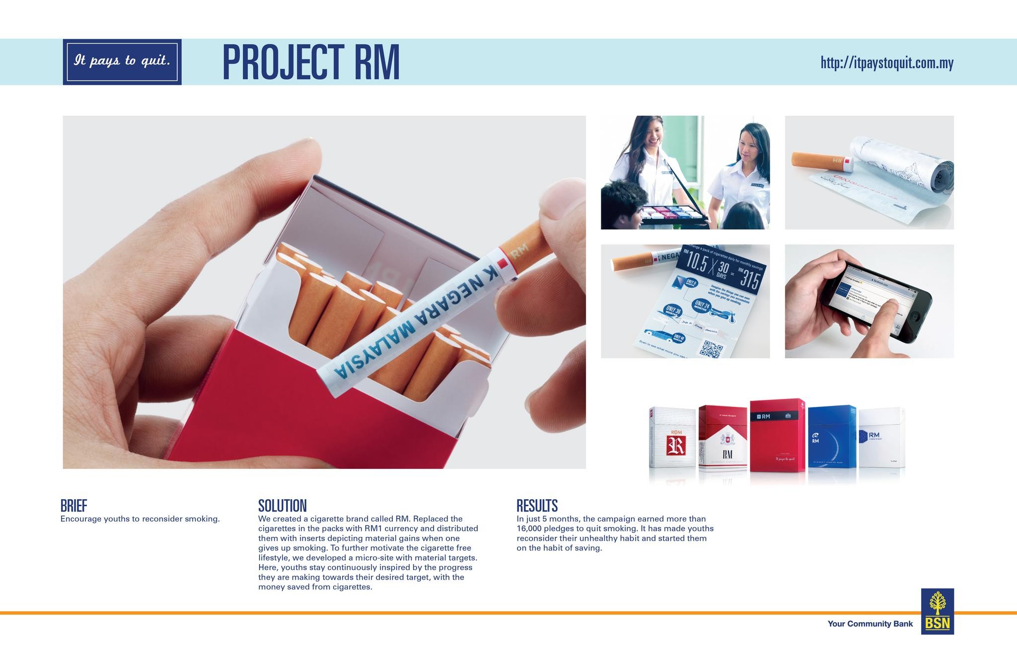 PROJECT RM- IT PAYS TO QUIT