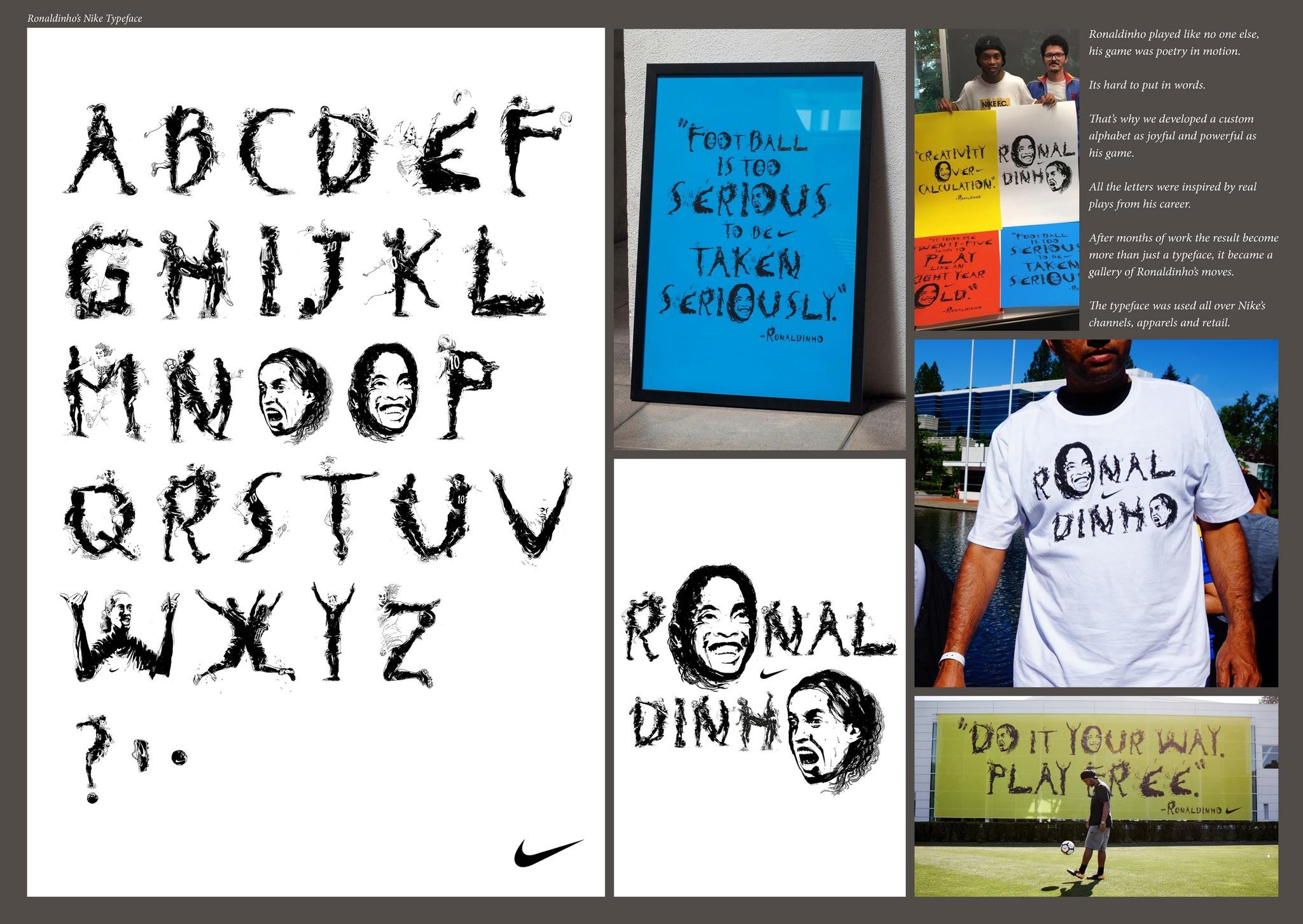 Nike Ronaldinho Alphabet