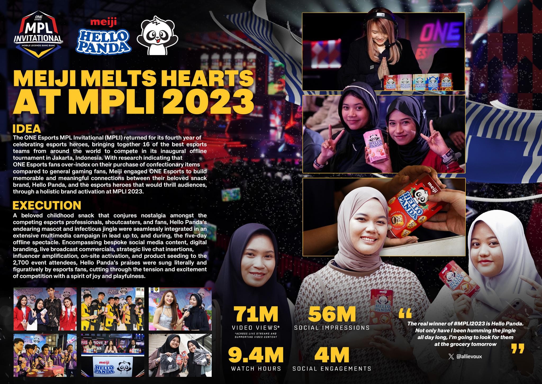 Meiji Melts Hearts at MPLI 2023 | Campaign | THE WORK