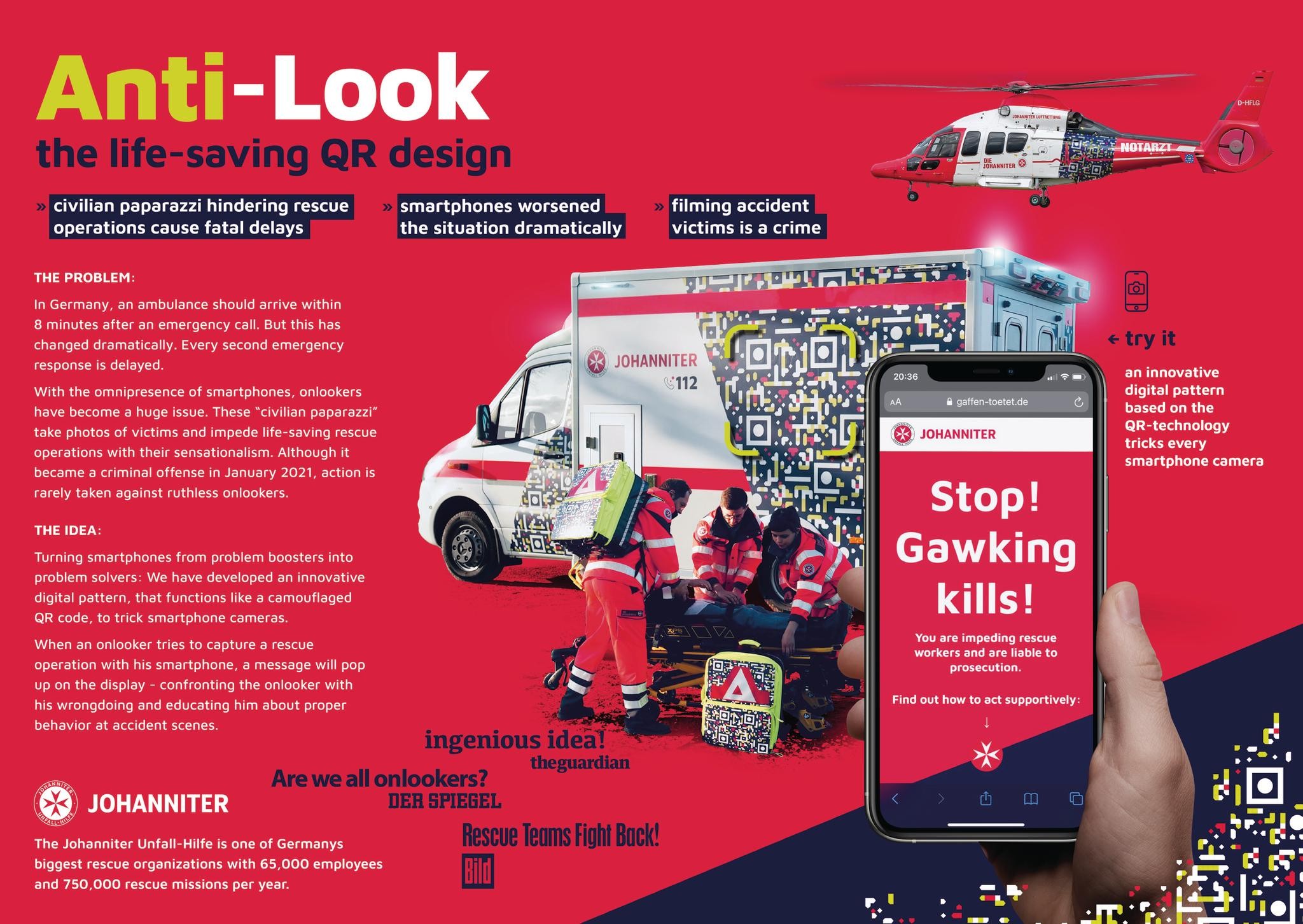 Anti Look – the life-saving QR design