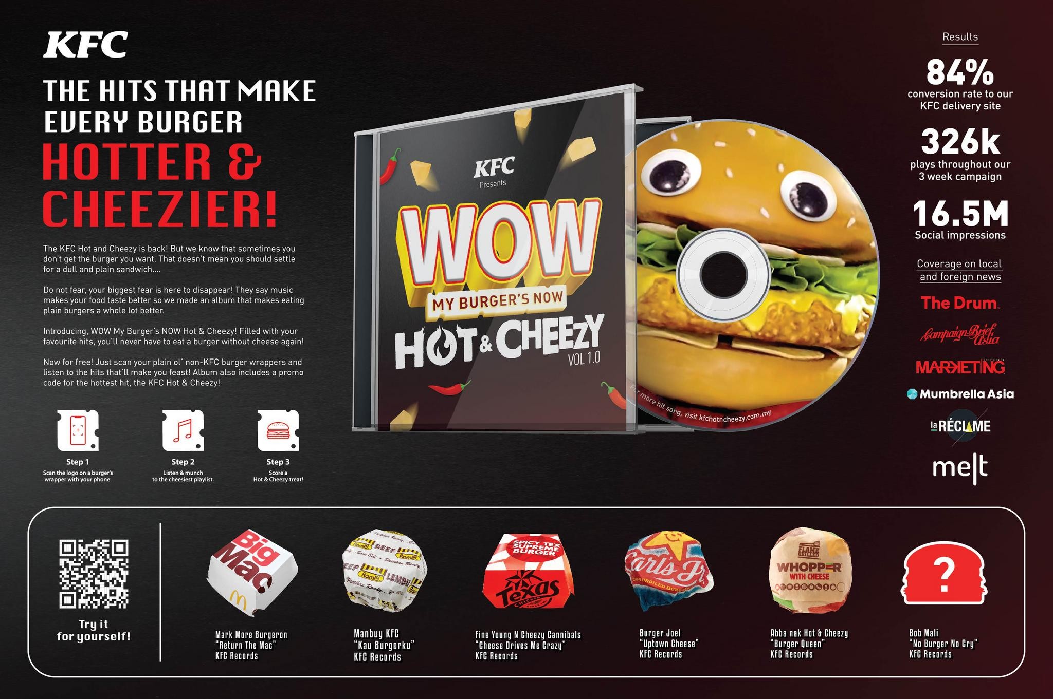 KFC Hot & Cheezy