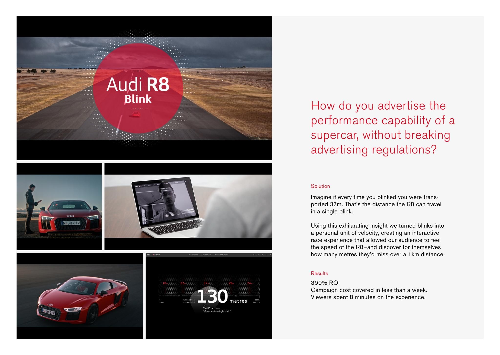 Audi R8 Blink
