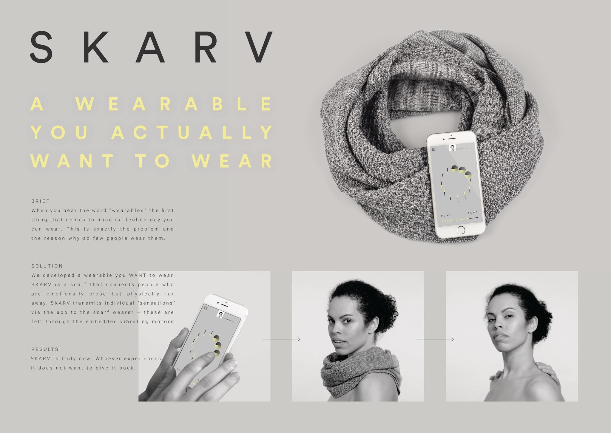 SKARV - A WEARABLE YOU ACTUALLY WANT TO WEAR