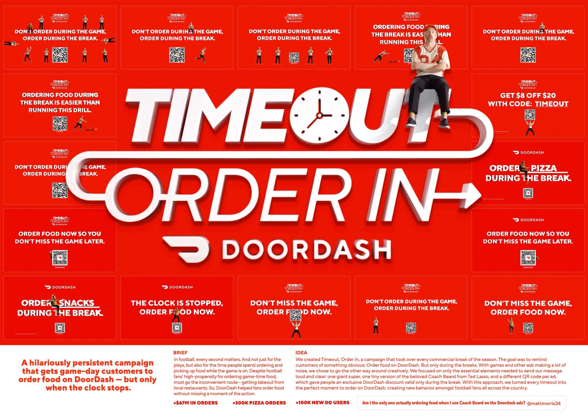 TIMEOUT, ORDER IN | Entry
