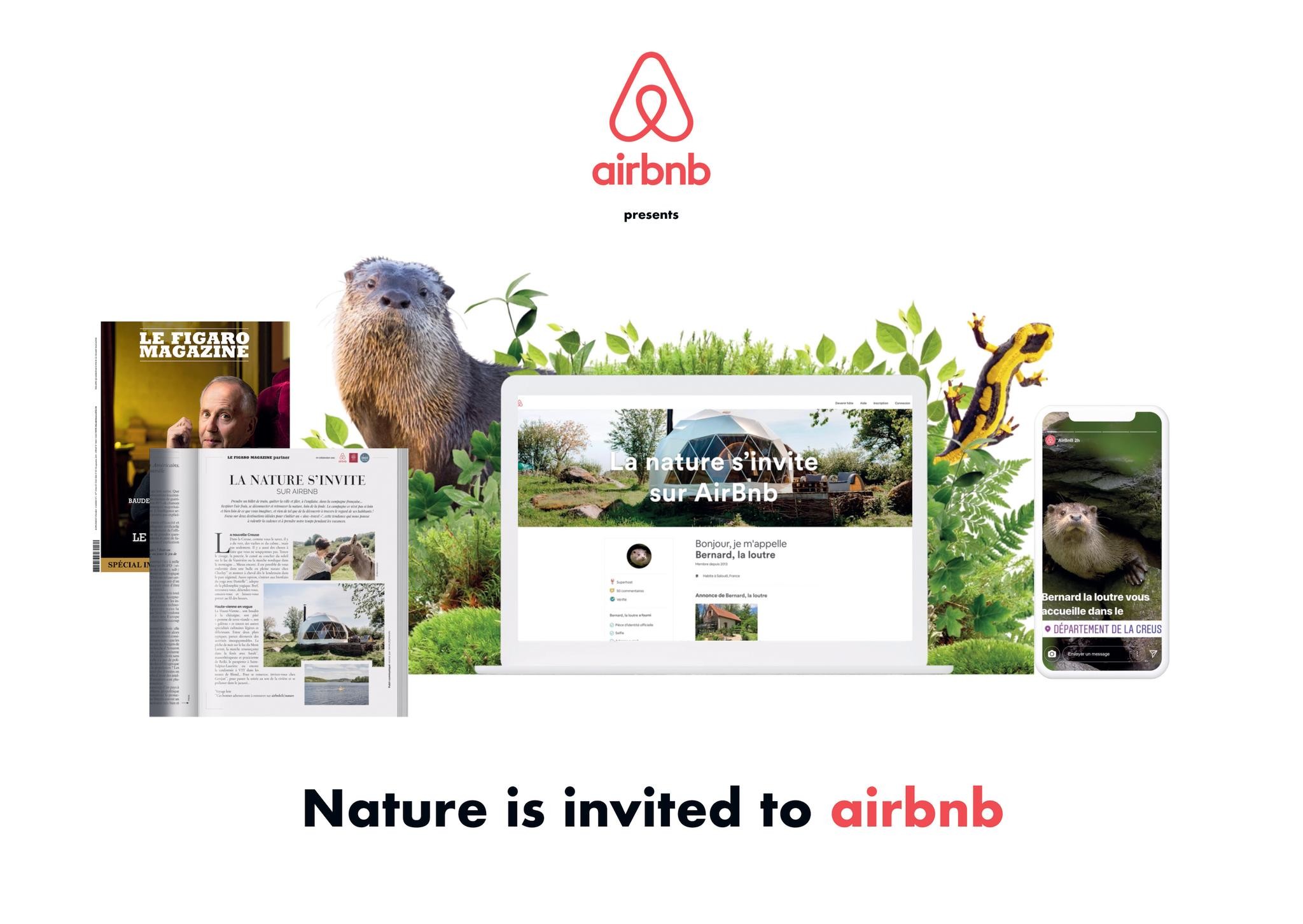Nature is invited to Airbnb