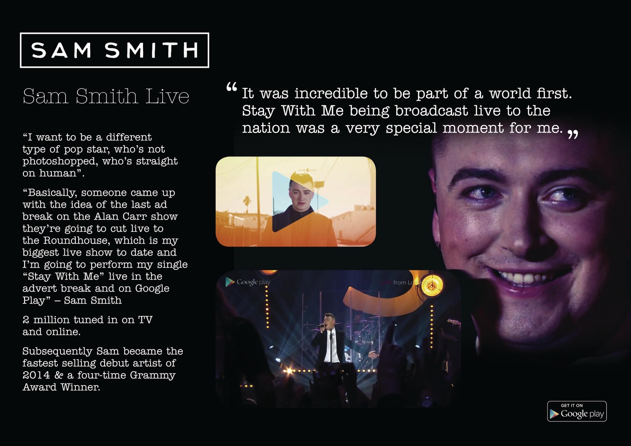 SAM SMITH LIVE