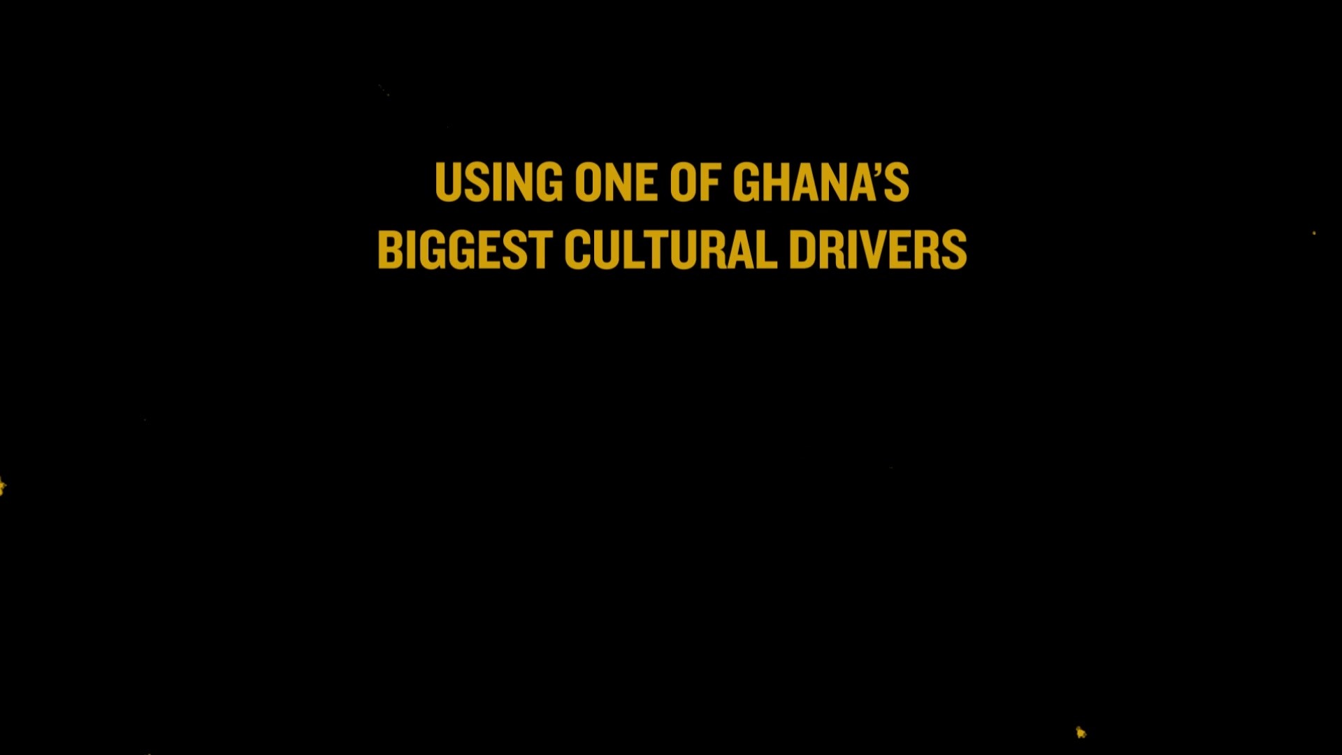 Guinness | Levelling the Playing Field in Ghana