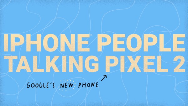 iPhone People Talking Pixel 2