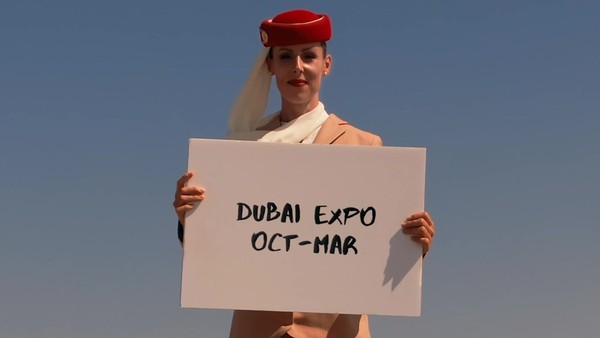 Emirates airline - Burj Khalifa Cabin Crew ad