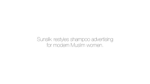 SUNSILK RESTYLES SHAMPOO ADVERTISING