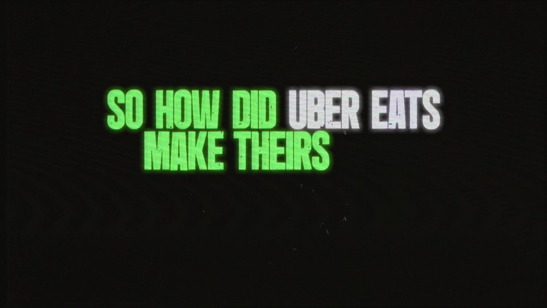 Uber Eats Horror Codes